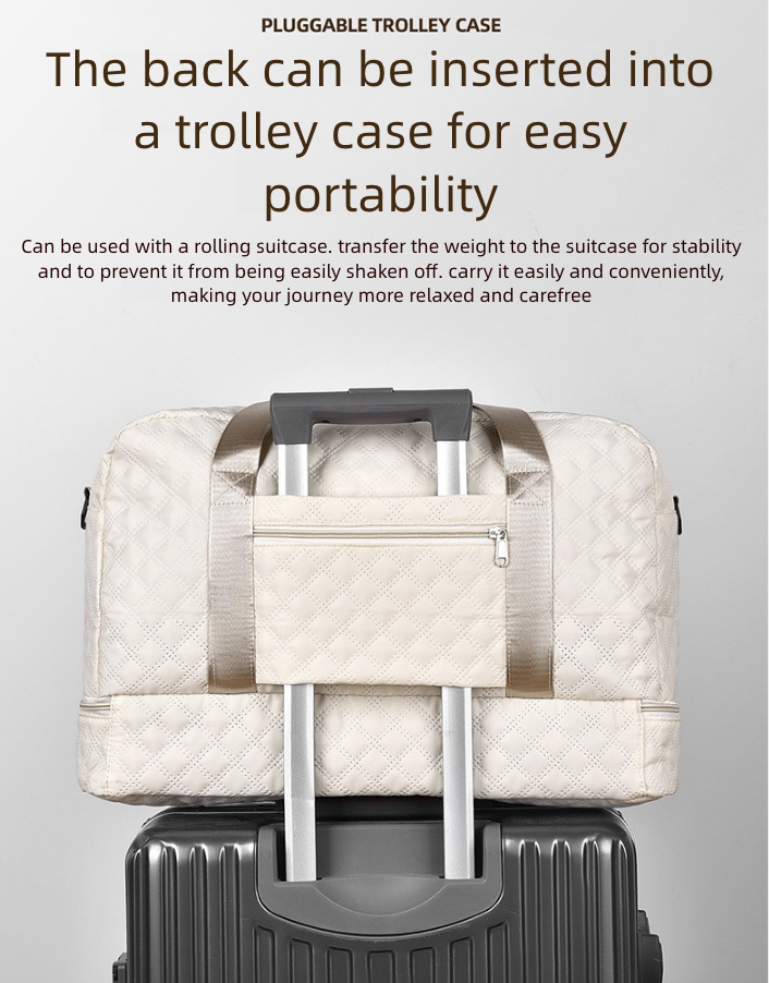 Gym Bag Fitness Bag High-End Dry Wet Separation Business Travel Storage Sports Crossbody Bag Women's Large Capacity Luggage Travel Bag