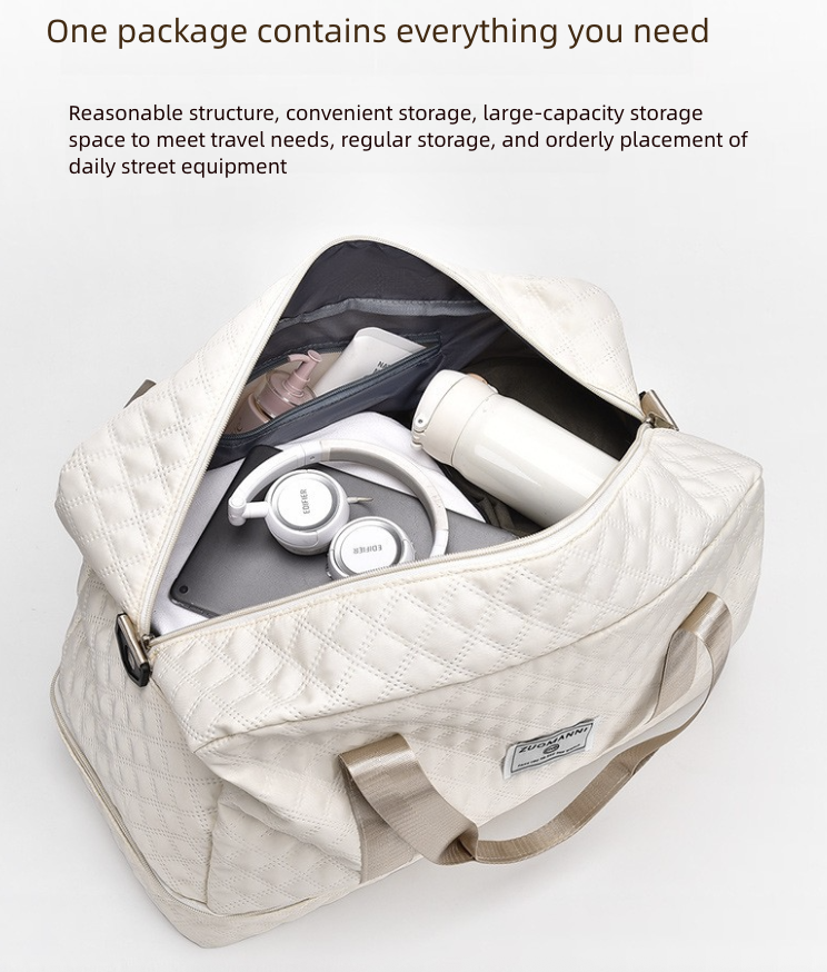 Gym Bag Fitness Bag High-End Dry Wet Separation Business Travel Storage Sports Crossbody Bag Women's Large Capacity Luggage Travel Bag