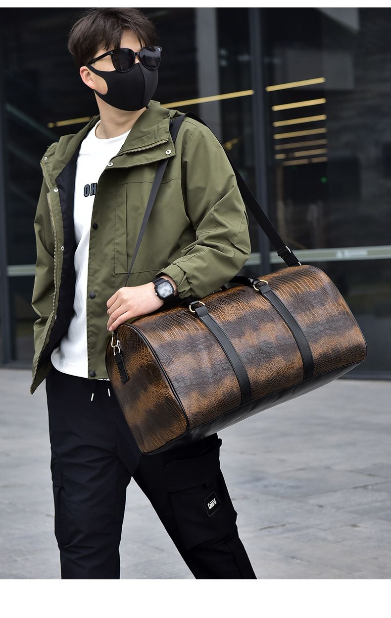Travel Bags Gym Bag Crossbody Hand-Held Large Capacity Short Distance Business Trip Storage Luggage Bag Waterproof Sports High-End Fitness Bag