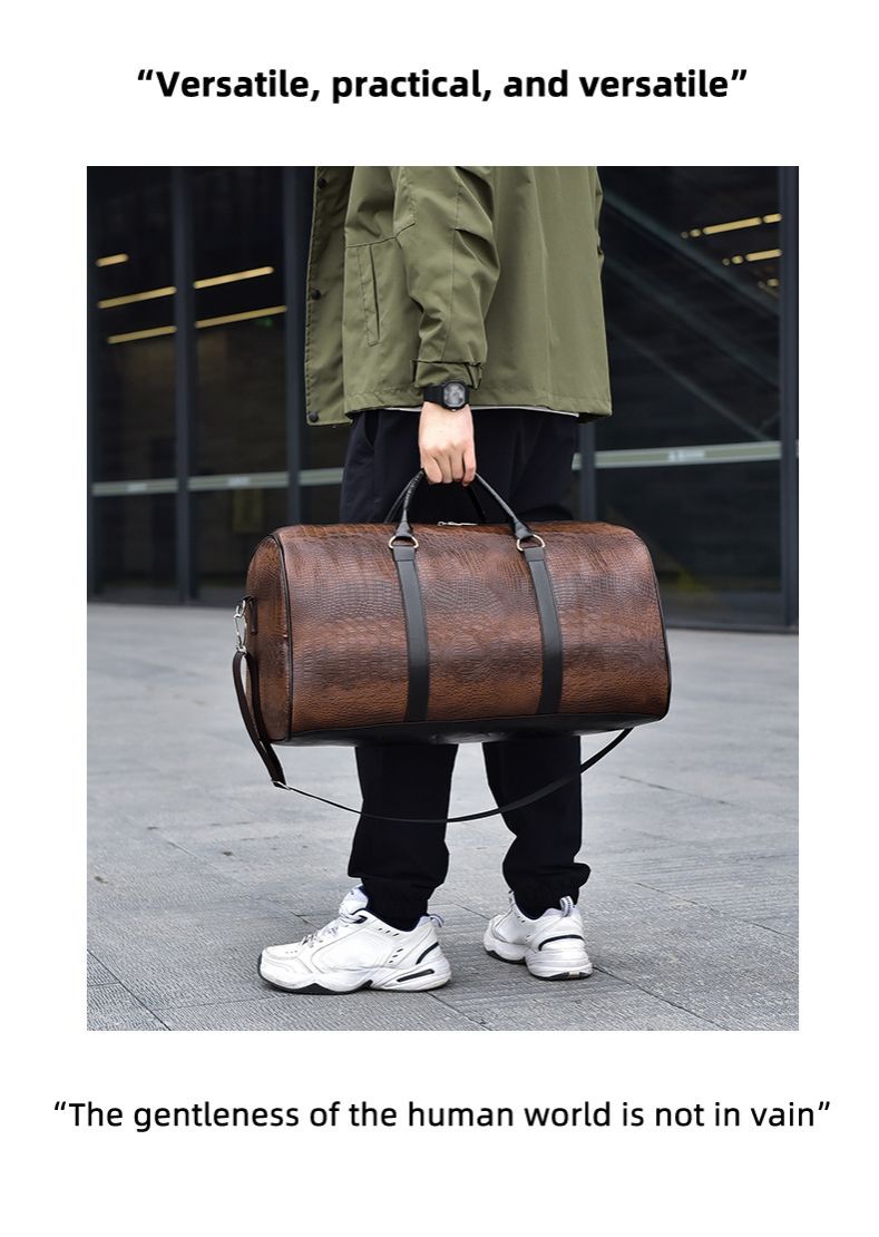 Travel Bags Gym Bag Crossbody Hand-Held Large Capacity Short Distance Business Trip Storage Luggage Bag Waterproof Sports High-End Fitness Bag