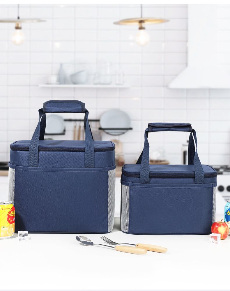 Handheld Large Insulated Bag Picnic Bag Large Ice Pack Aluminum Foil Thick Lunch Box Bag Lunch Bag Bento Bag Organizer Bags