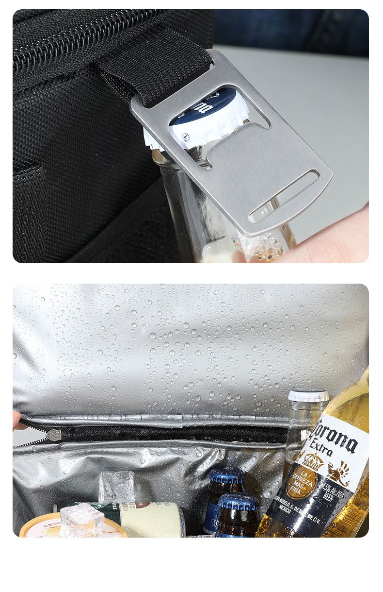 Outdoor Picnic Big Ice Pack Food Preservation Ice Protection Lunch Box Pack Bento Box Pack Work School Crossbody Hand-Held Carrying Lunch Bag