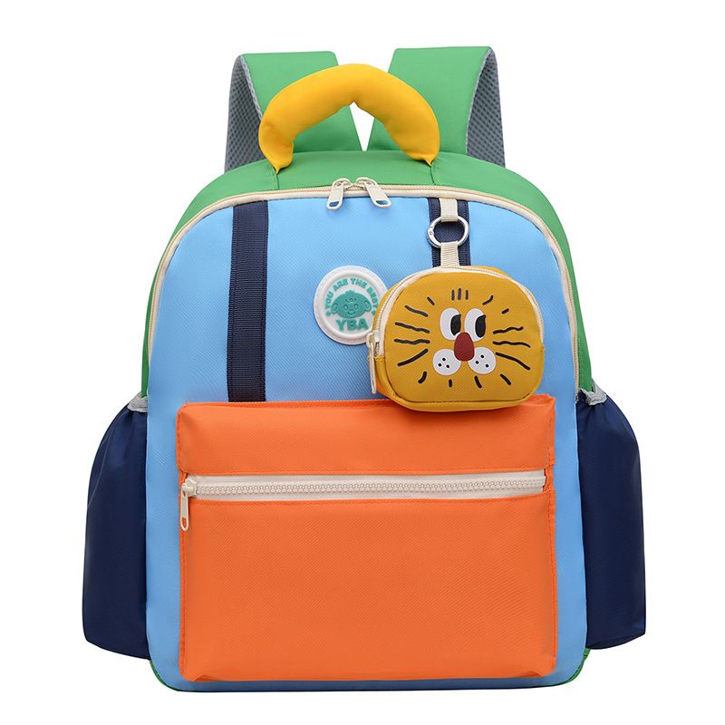 Backpack Bag Girl Trendy Kindergarten Backpack Fashionable Nylon Lightweight Children's Backpack Girls' Boys' Backpack