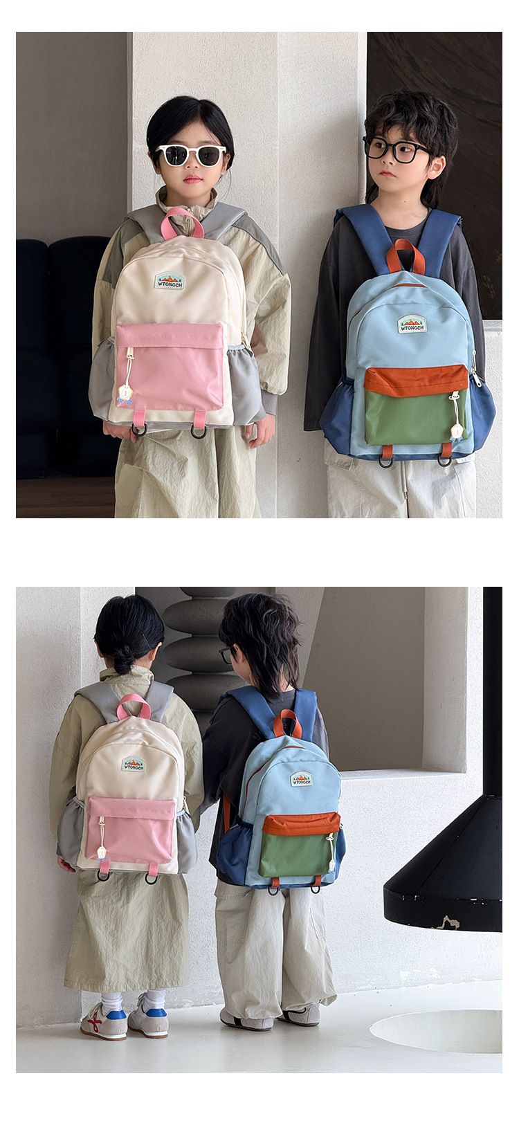 Backpack Bag Girl Cute Waterproof Children's Backpack for Boys Girls Kindergarten Lightweight Backpack