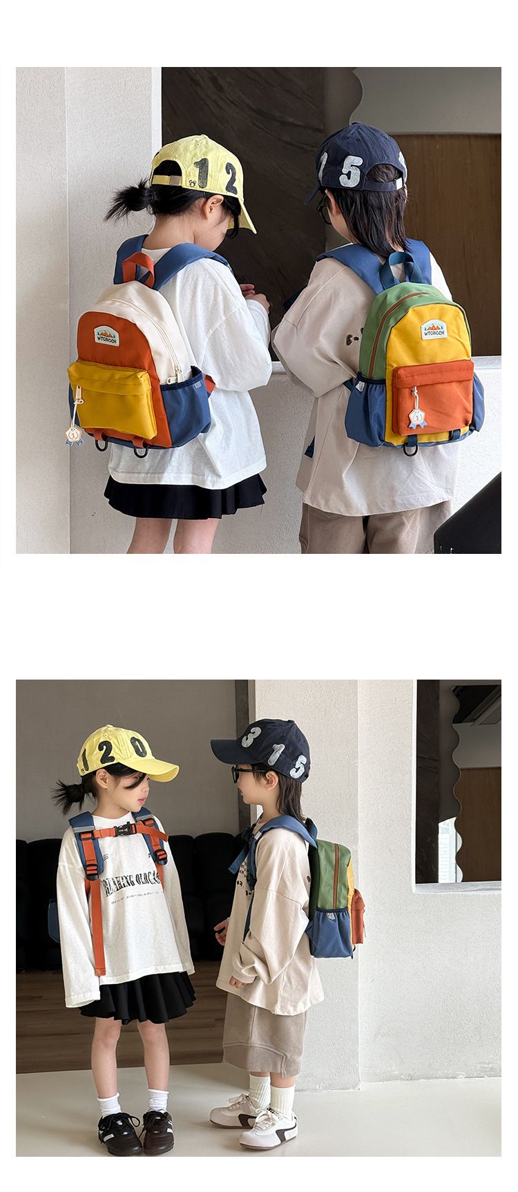 Backpack Bag Girl Cute Waterproof Children's Backpack for Boys Girls Kindergarten Lightweight Backpack