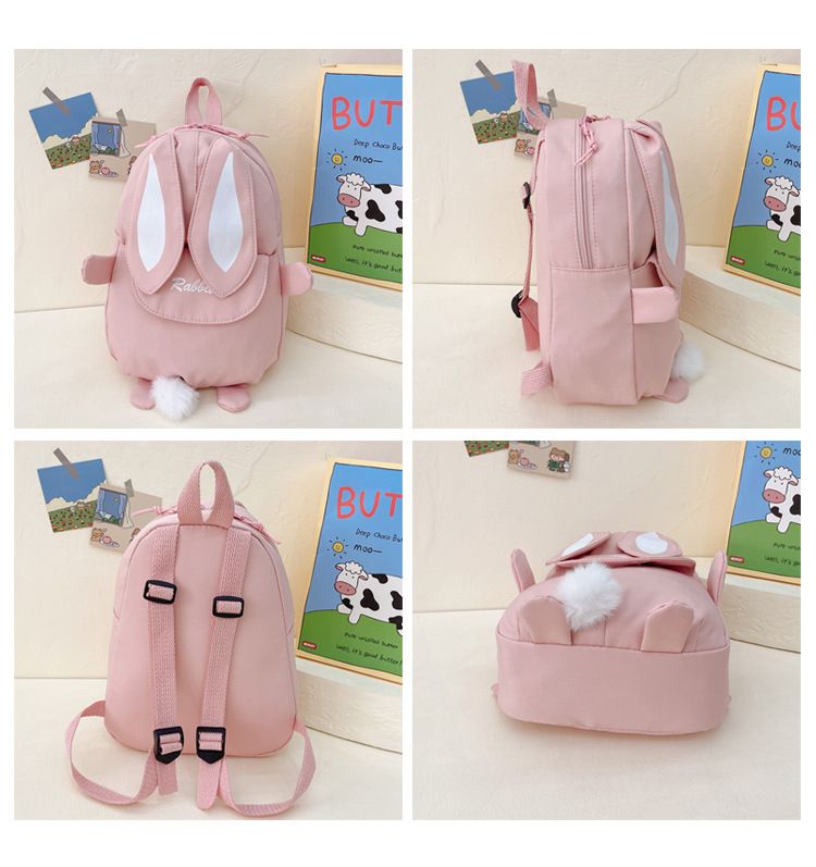 Backpack Bag Girl New Kindergarten Cartoon Cute Rabbit Style Children's Backpack Girls' Backpack Travel Backpack