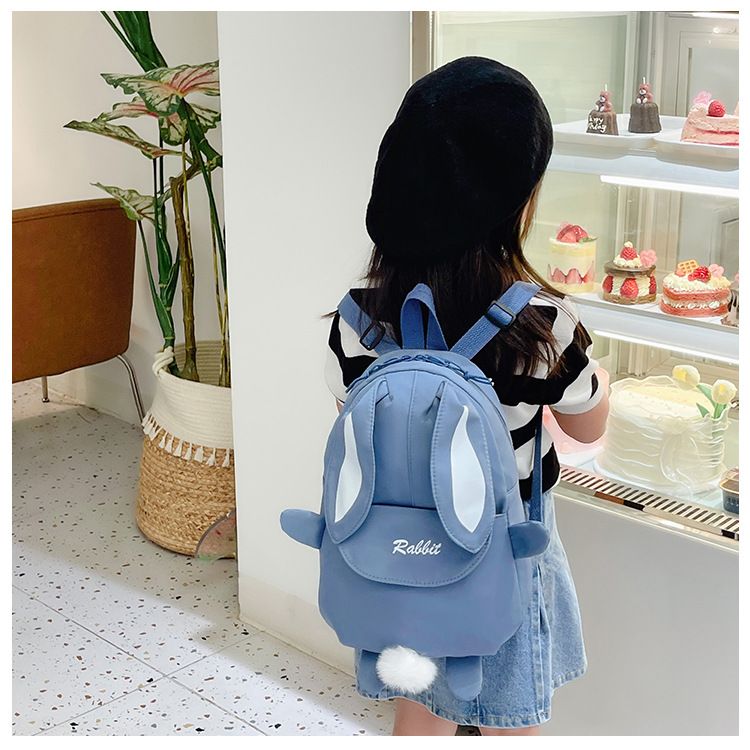 Backpack Bag Girl New Kindergarten Cartoon Cute Rabbit Style Children's Backpack Girls' Backpack Travel Backpack