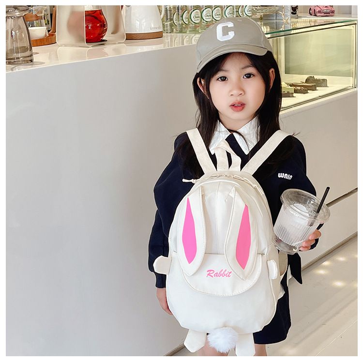 Backpack Bag Girl New Kindergarten Cartoon Cute Rabbit Style Children's Backpack Girls' Backpack Travel Backpack
