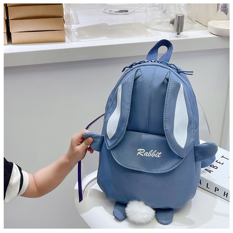 Backpack Bag Girl New Kindergarten Cartoon Cute Rabbit Style Children's Backpack Girls' Backpack Travel Backpack