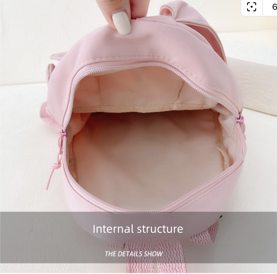 Backpack Bag Girl New Kindergarten Cartoon Cute Rabbit Style Children's Backpack Girls' Backpack Travel Backpack