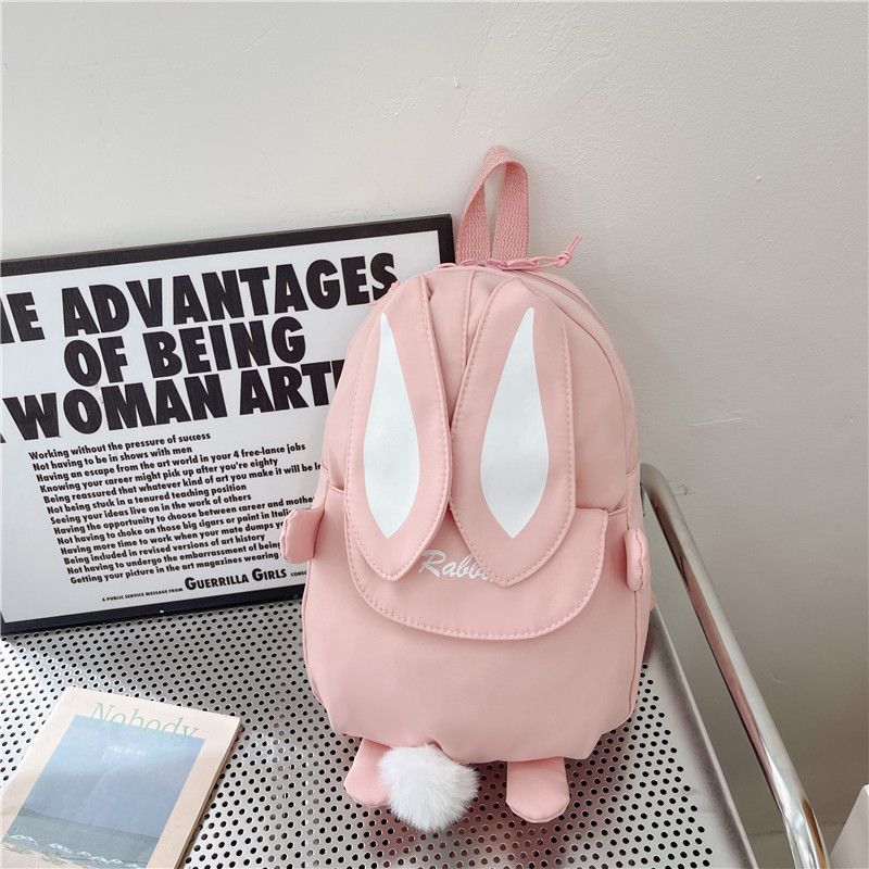 Backpack Bag Girl New Kindergarten Cartoon Cute Rabbit Style Children's Backpack Girls' Backpack Travel Backpack