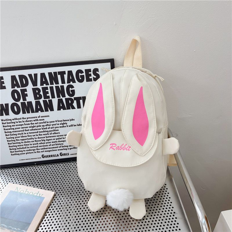 Backpack Bag Girl New Kindergarten Cartoon Cute Rabbit Style Children's Backpack Girls' Backpack Travel Backpack