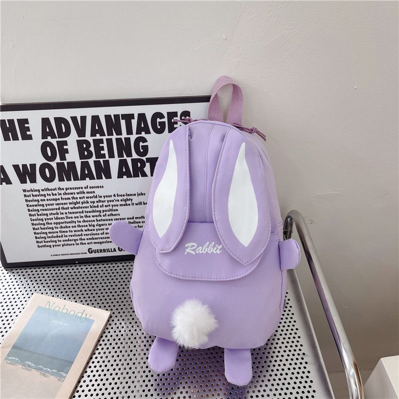 Backpack Bag Girl New Kindergarten Cartoon Cute Rabbit Style Children's Backpack Girls' Backpack Travel Backpack