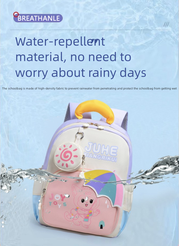 Backpack Bag Girl Backpack School Bag Dinosaur Anime Reducing Burden Cartoon Print Color Contrasting Children's Backpack Kindergarten Girl's Bags Backpacks