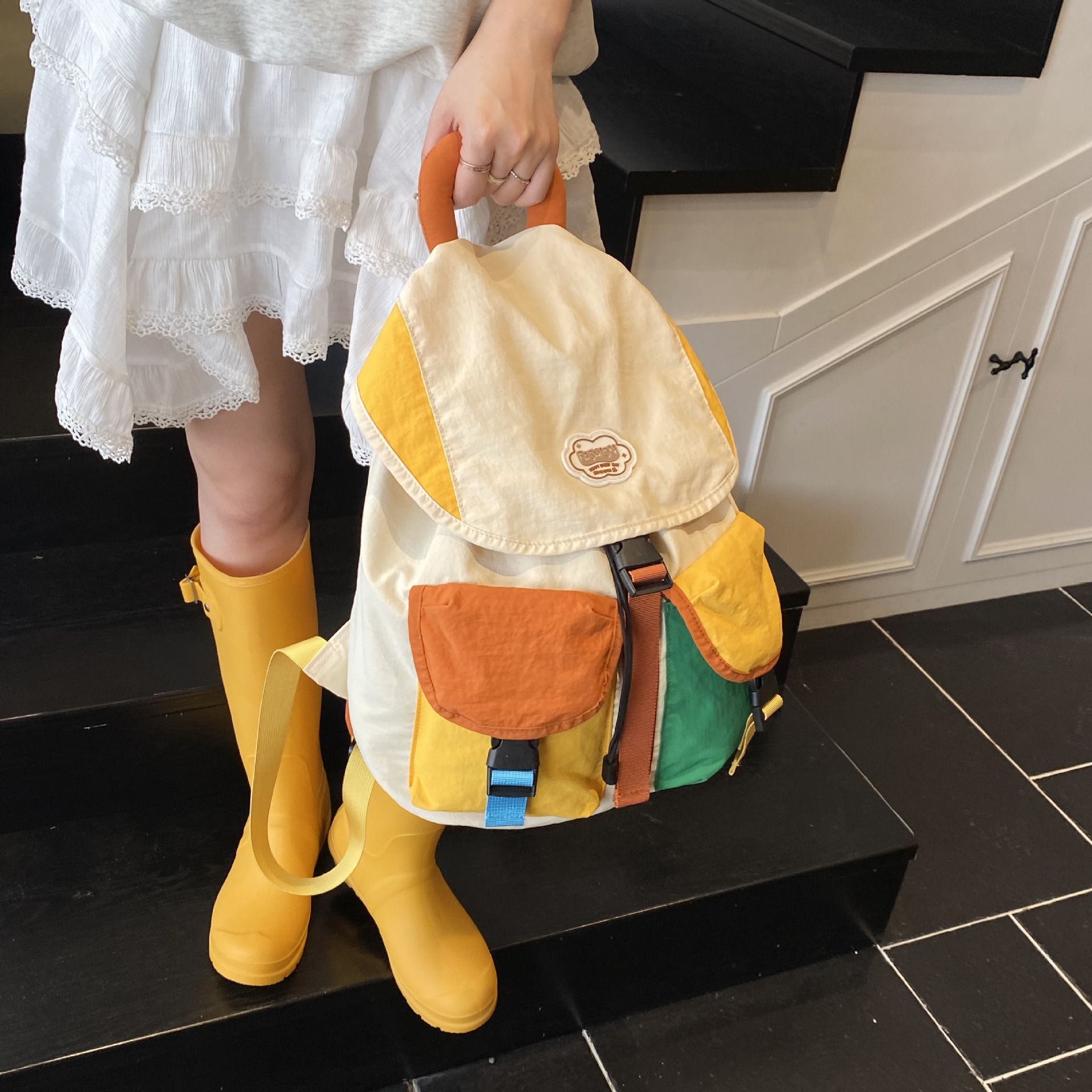 Backpack Bag Girl Backpack School Bag New Small Size Ultra Light Children's Backpack for Outing Playing Backpack Girl's Bags