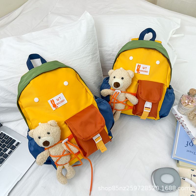Kindergarten Backpack Leisure Children's Backpack New Style for Boys Girls Babies Travel Backpack Boy's Bags Backpacks
