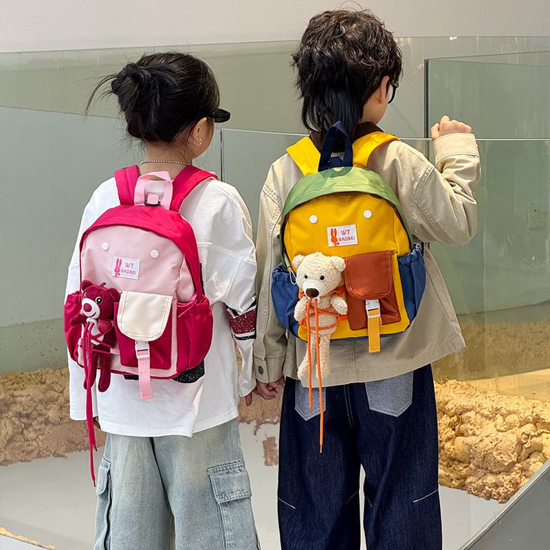 Kindergarten Backpack Leisure Children's Backpack New Style for Boys Girls Babies Travel Backpack Boy's Bags Backpacks
