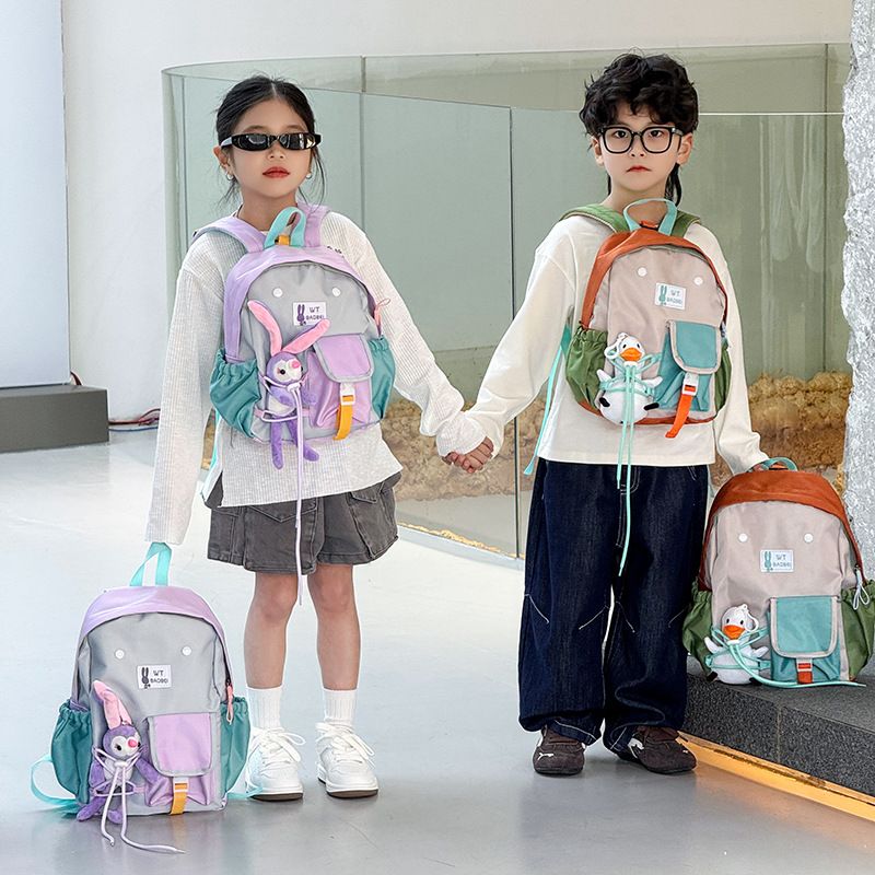 Kindergarten Backpack Leisure Children's Backpack New Style for Boys Girls Babies Travel Backpack Boy's Bags Backpacks