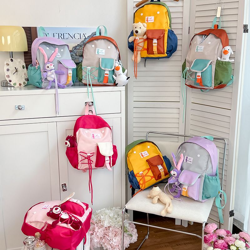 Kindergarten Backpack Leisure Children's Backpack New Style for Boys Girls Babies Travel Backpack Boy's Bags Backpacks