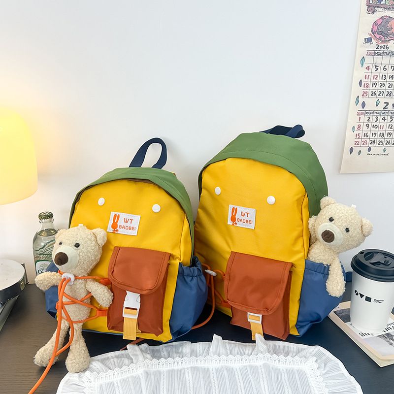 Kindergarten Backpack Leisure Children's Backpack New Style for Boys Girls Babies Travel Backpack Boy's Bags Backpacks