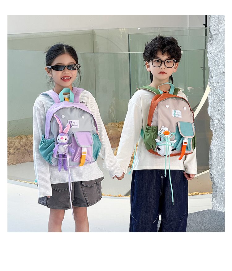 Kindergarten Backpack Leisure Children's Backpack New Style for Boys Girls Babies Travel Backpack Boy's Bags Backpacks