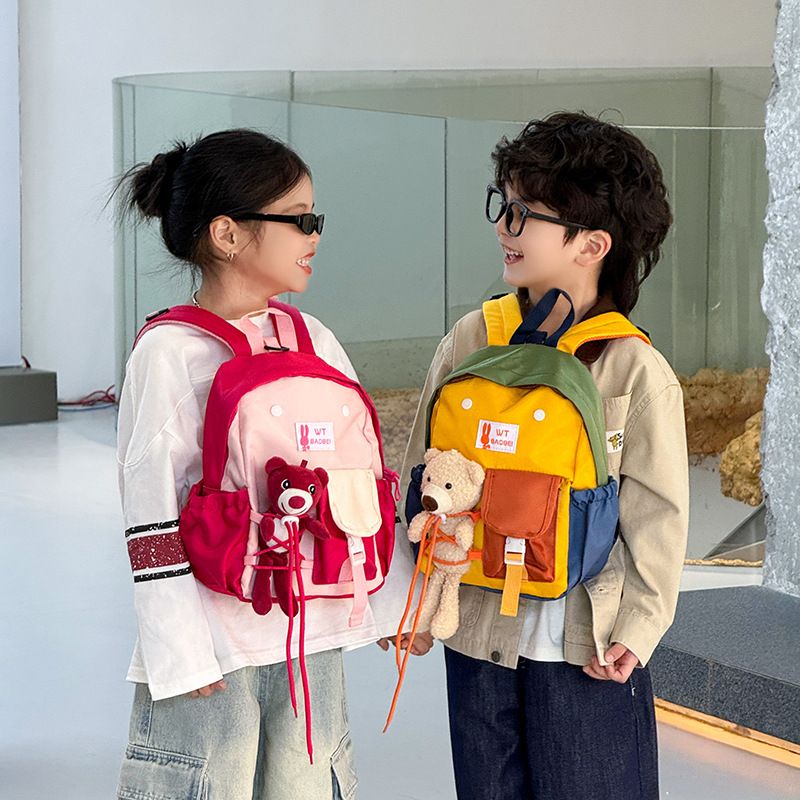 Kindergarten Backpack Leisure Children's Backpack New Style for Boys Girls Babies Travel Backpack Boy's Bags Backpacks