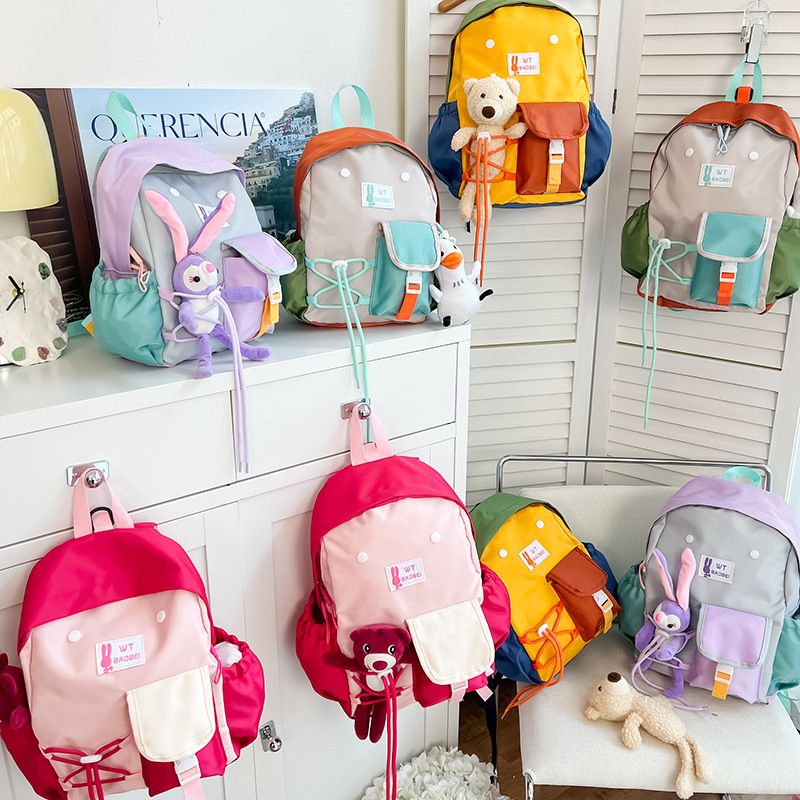 Kindergarten Backpack Leisure Children's Backpack New Style for Boys Girls Babies Travel Backpack Boy's Bags Backpacks