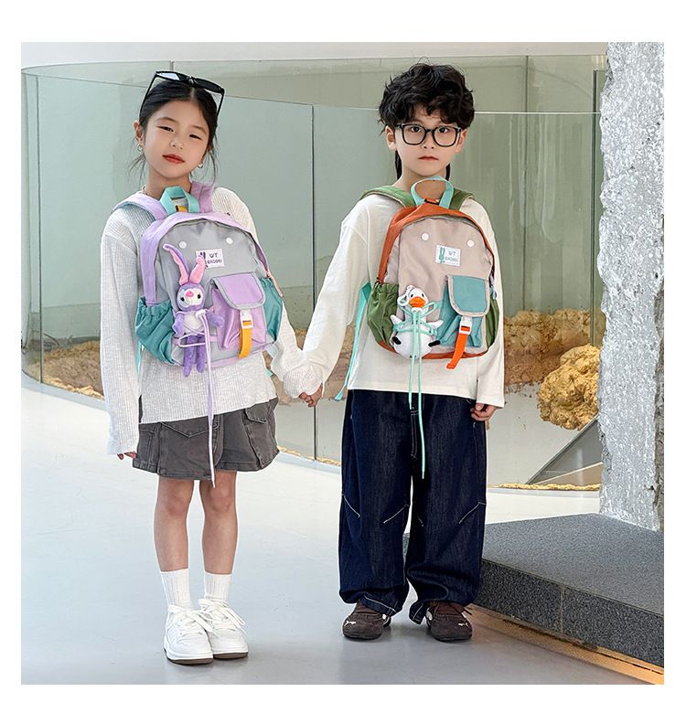 Kindergarten Backpack Leisure Children's Backpack New Style for Boys Girls Babies Travel Backpack Boy's Bags Backpacks