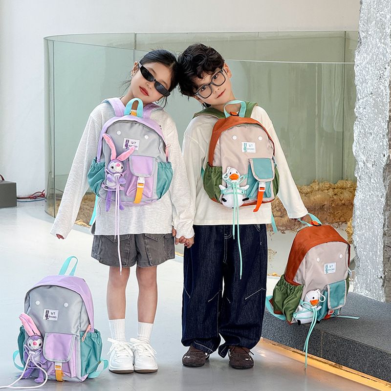 Kindergarten Backpack Leisure Children's Backpack New Style for Boys Girls Babies Travel Backpack Boy's Bags Backpacks