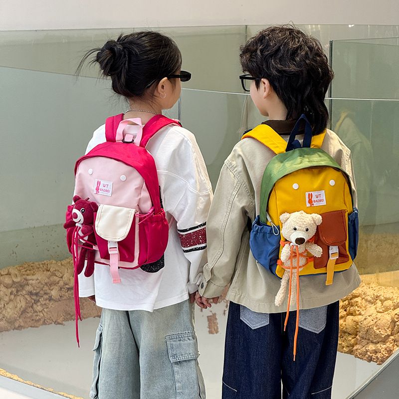 Kindergarten Backpack Leisure Children's Backpack New Style for Boys Girls Babies Travel Backpack Boy's Bags Backpacks