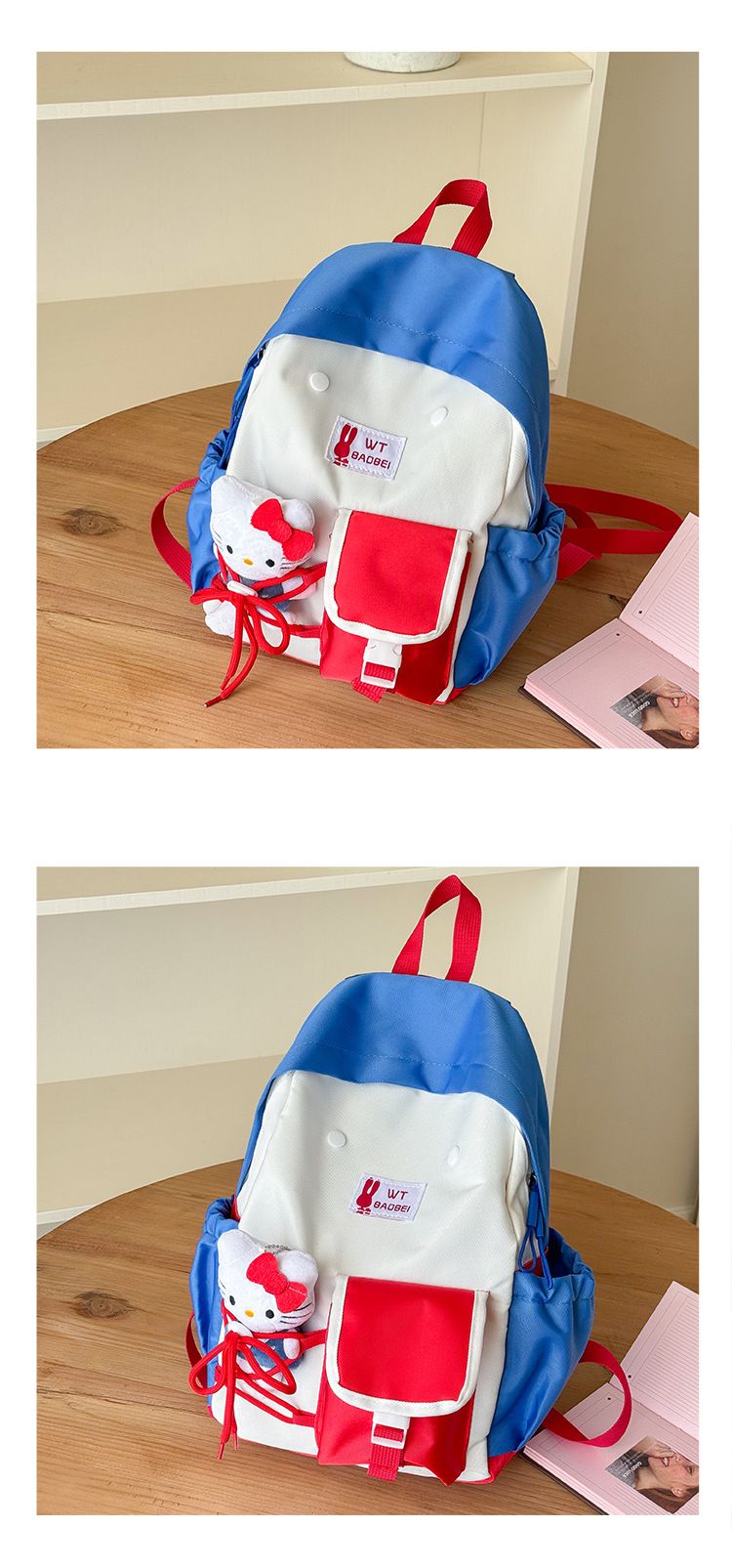 Backpack Bag Girl Backpack School Bag Cute Children's Backpack Large Small Size Backpack Cartoon Fashionable Outdoor Travel Backpack Girl's Bags Backpacks