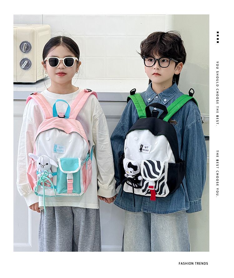 Backpack Bag Girl Backpack School Bag Cute Children's Backpack Large Small Size Backpack Cartoon Fashionable Outdoor Travel Backpack Girl's Bags Backpacks