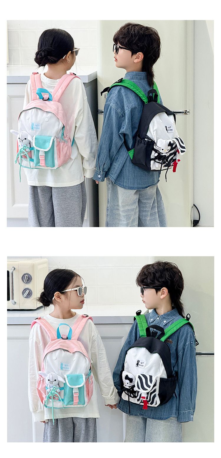 Backpack Bag Girl Backpack School Bag Cute Children's Backpack Large Small Size Backpack Cartoon Fashionable Outdoor Travel Backpack Girl's Bags Backpacks