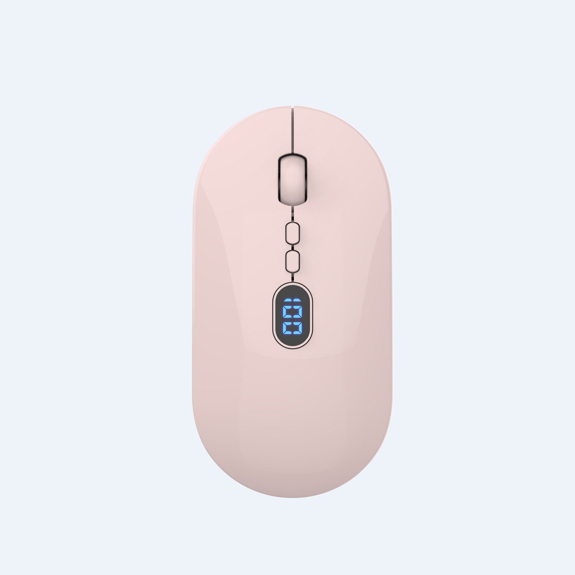 Rechargeable Mouse Wireless Mouse Bluetooth New Wireless Mouse Charging Silent Operation Power Display Business Office Use