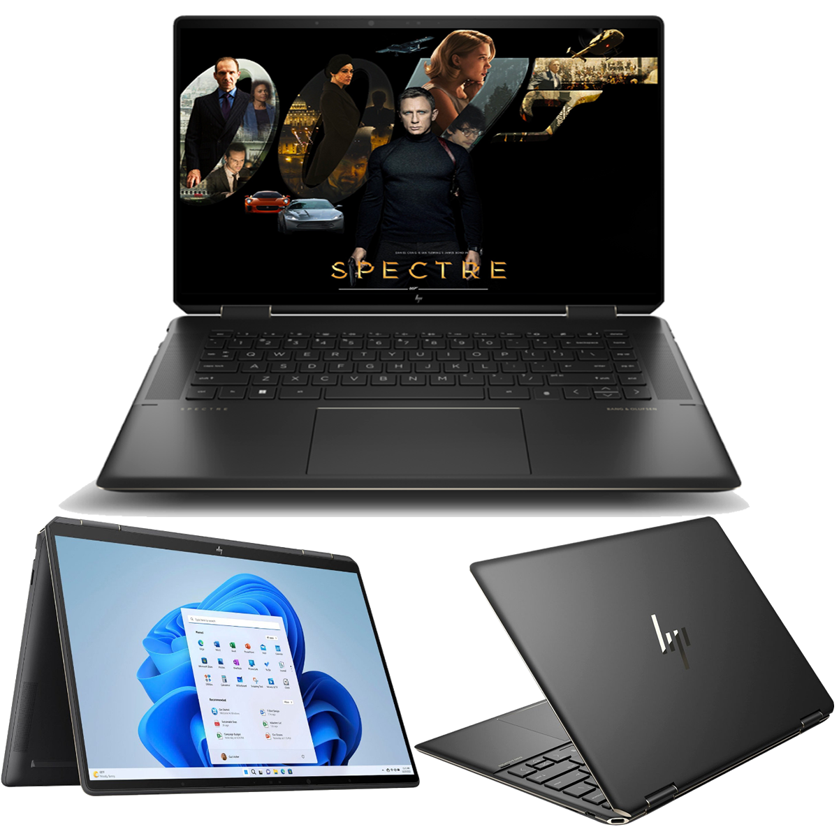 New HP Spectre x360 Convertible 14-ef2013dx, Intel Core i7 1355U, 16GB LPDDR4x 4266 (onboard), 512GB PCIe Gen4 NVMe M.2 SSD, Windows 11 Home, 13.5″ WUXGA+ Touch Screen