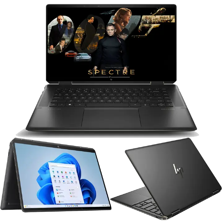 New HP Spectre x360 Convertible 14-ef2013dx, Intel Core i7 1355U, 16GB LPDDR4x 4266 (onboard), 512GB PCIe Gen4 NVMe M.2 SSD, Windows 11 Home, 13.5″ WUXGA+ Touch Screen