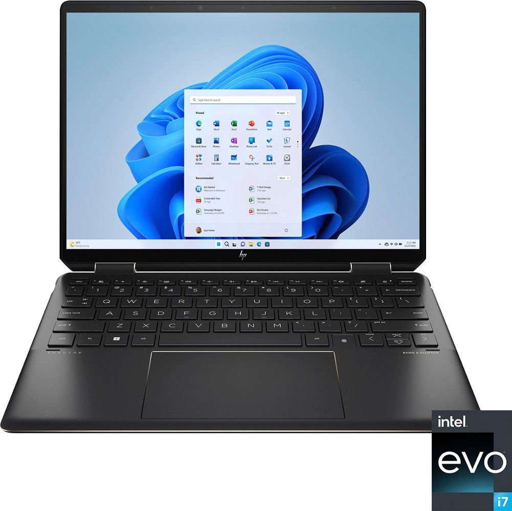 New HP Spectre x360 Convertible 14-ef2013dx, Intel Core i7 1355U, 16GB LPDDR4x 4266 (onboard), 512GB PCIe Gen4 NVMe M.2 SSD, Windows 11 Home, 13.5″ WUXGA+ Touch Screen