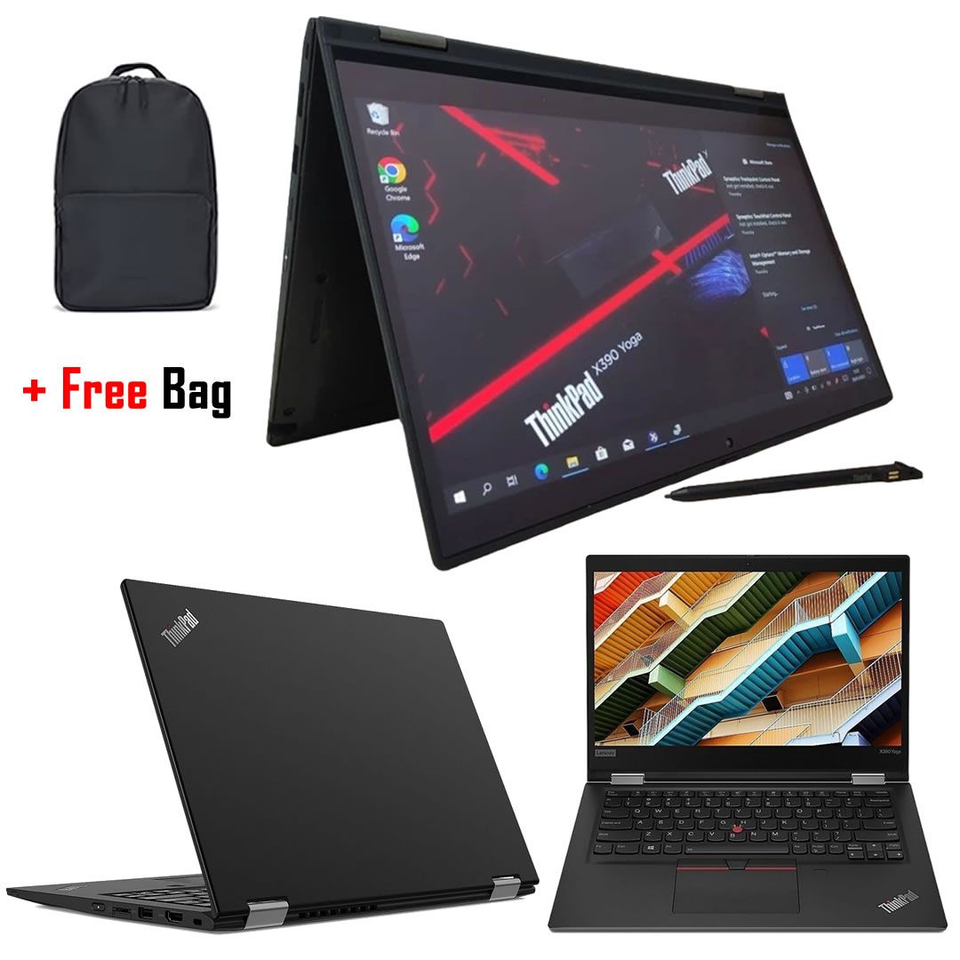 Lenovo ThinkPad X390 Yoga 2in1 Convertible Intel Core I5 8th Gen 16GB RAM 256GB SSD 13.5 Inches x360 Touchscreen FHD Multi-Touch Display With ThinkPad Stylus Pen