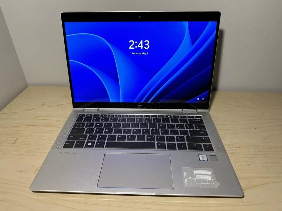 Refurbished HP Elitebook 1030 G4 X360 Core I7 16GB 512GB SSD 8th Generation 2in1 Convertible 13.3 Inch Touchscreen FHD ultraslim Laptop + Bag