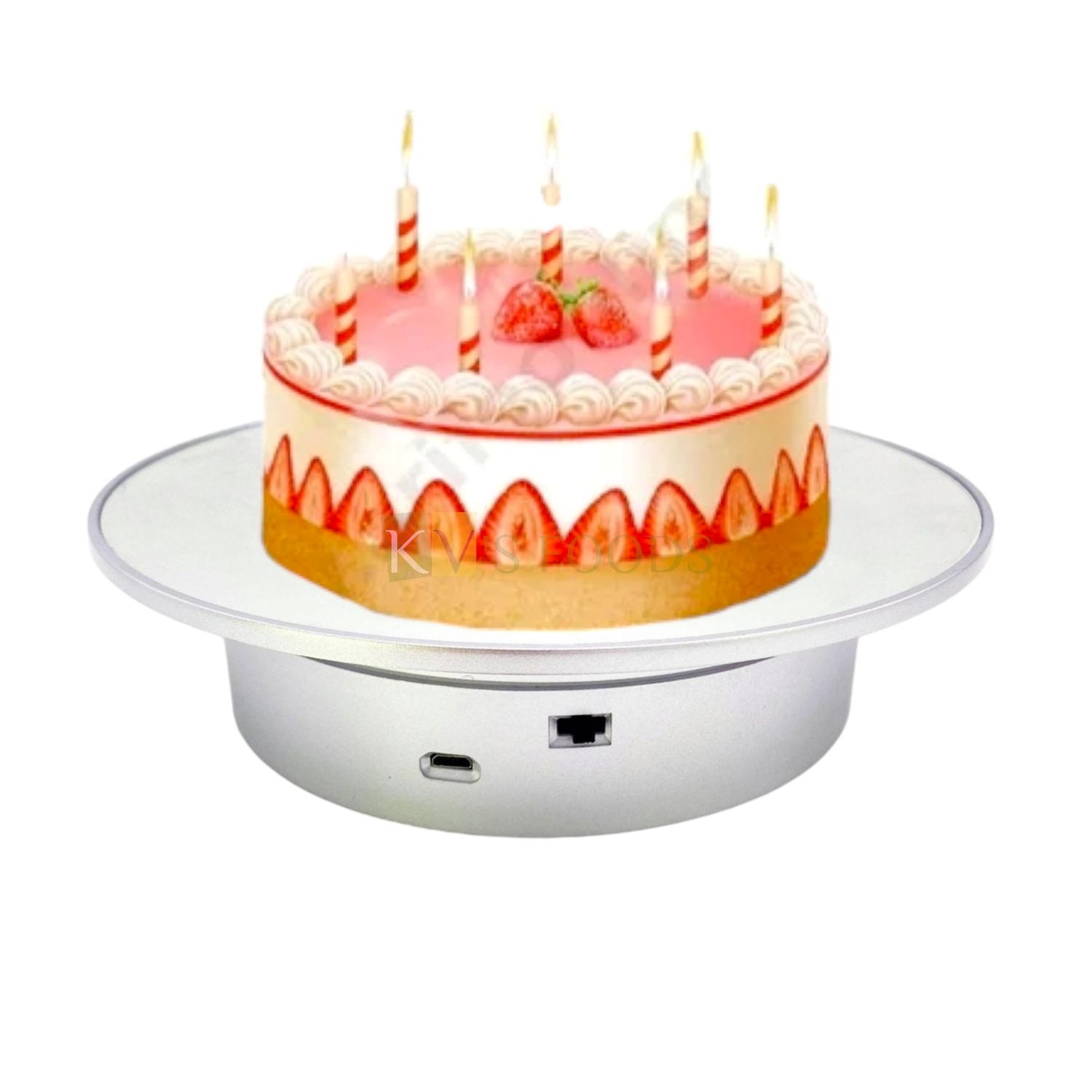 360 Degree Electric Rotating Turntable Display Stand Automatic Revolving Platform Video Shooting Glass Mirror top for advertisement