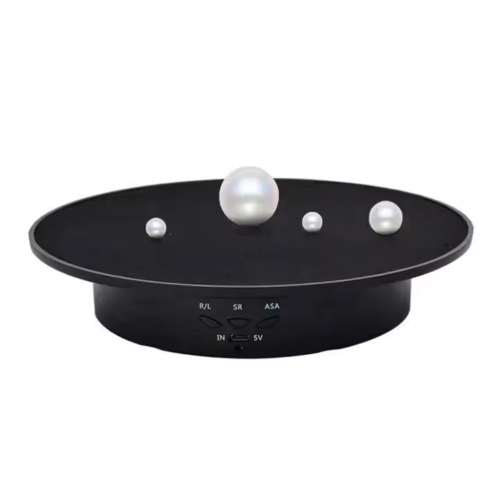 360 Degree Electric Rotating Turntable Display Stand Automatic Revolving Platform Video Shooting Glass Mirror top for advertisement