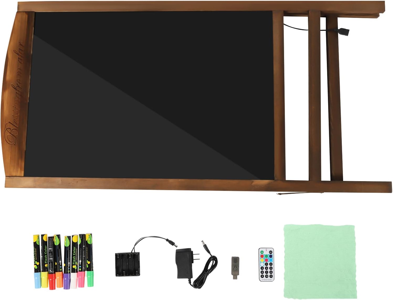 LED Writing Board electric fluorescent illuminated Advertising Portable Board Neon drawing & writing erasable Board for Hotels, resturants, pubs, shops, supermarkets, promotional events, weddings etc