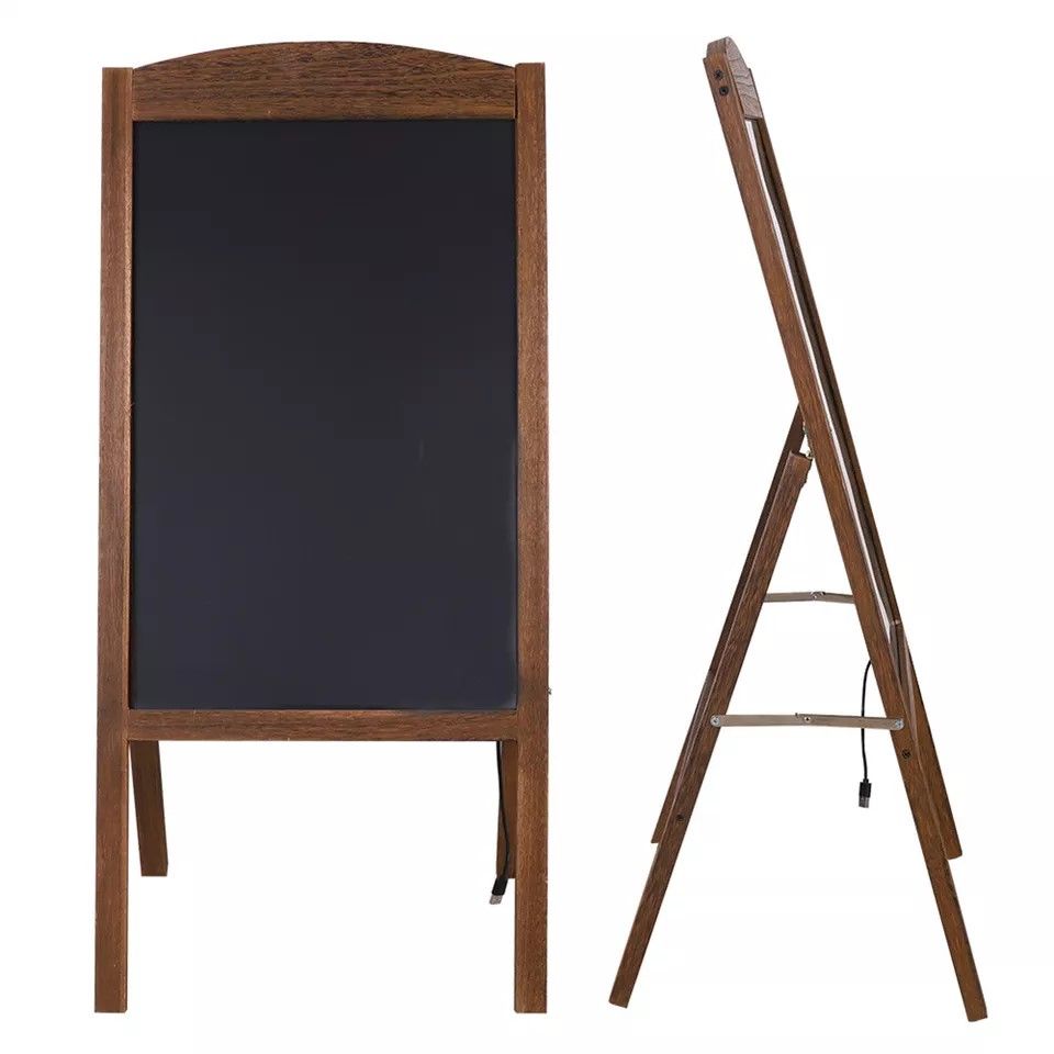 LED Writing Board electric fluorescent illuminated Advertising Portable Board Neon drawing & writing erasable Board for Hotels, resturants, pubs, shops, supermarkets, promotional events, weddings etc