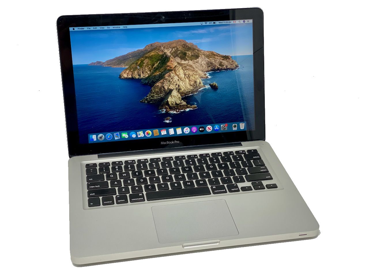 Refurbished Apple MacBook Pro 13" Core i7 2.8GHz 8GB RAM 256GB SSD (Mid 2012) Laptop Silver + Bag