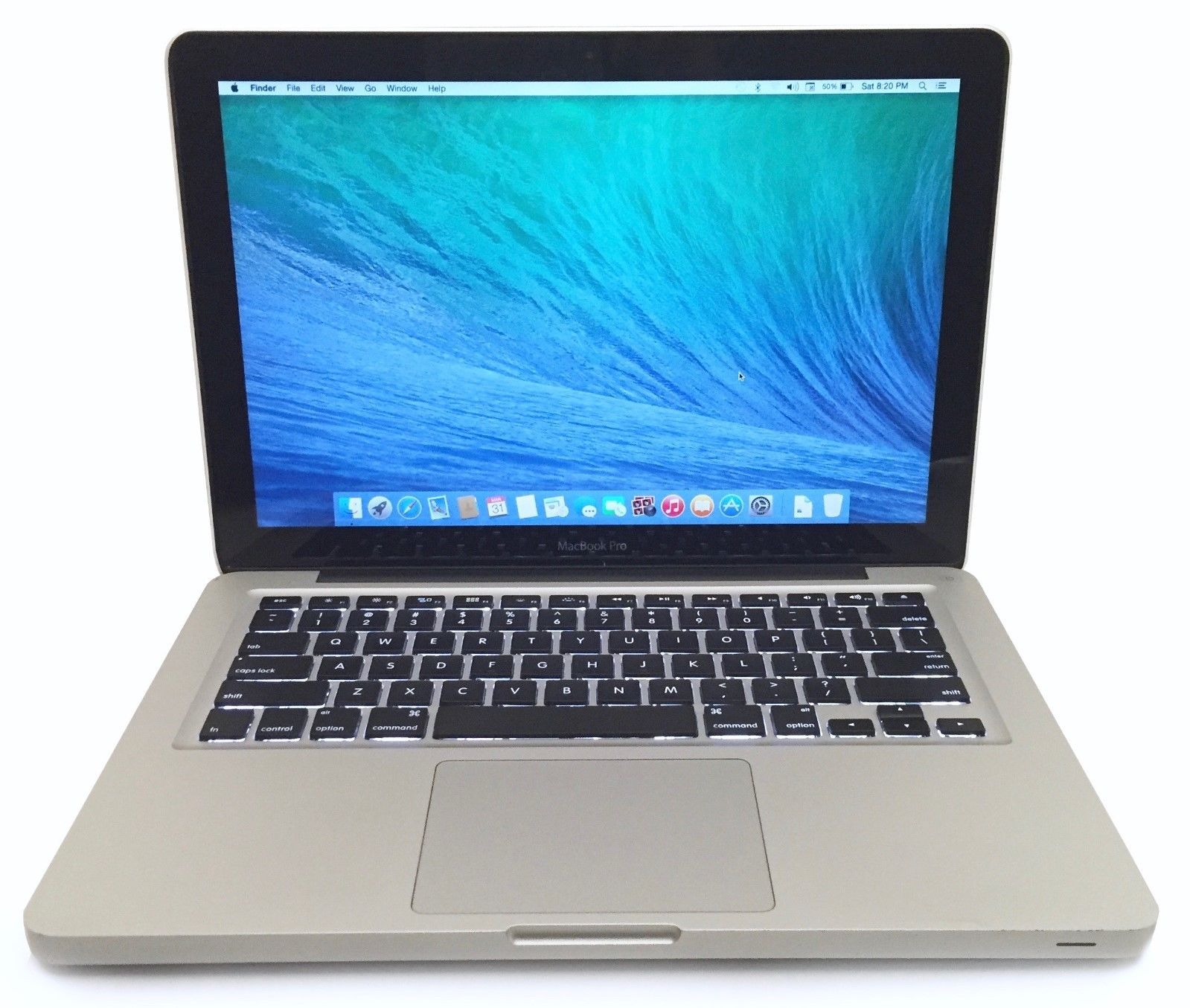 Refurbished Apple MacBook Pro 13" Core i7 2.8GHz 8GB RAM 256GB SSD (Mid 2012) Laptop Silver + Bag