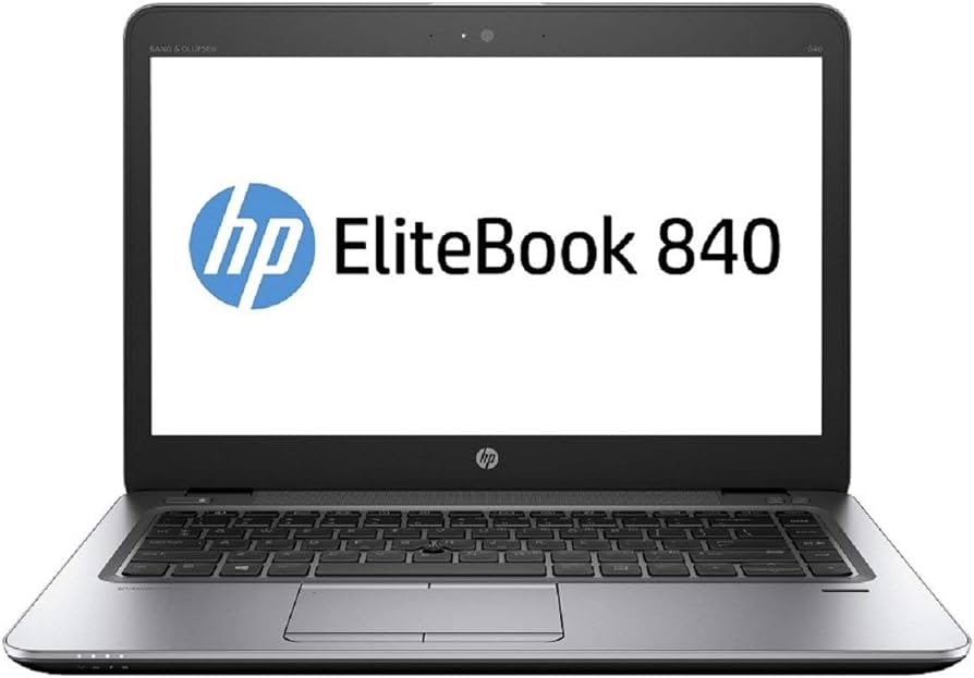 Refurbished HP EliteBook 840 G3 8GB RAM 256GB SSD 14 Inch Intel Core i5 6th Generation Windows 10 Pro Slim Laptop + Bag