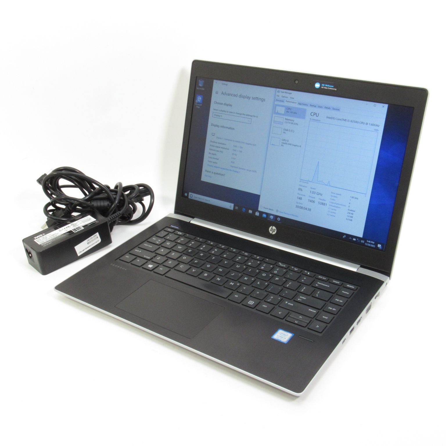 HP Probook 440 G5 Intel Core i5 8GB RAM 256GB SSD, 14 Inches 8th Gen Quad Core Windows 11 Pro, HDMI, Notebook PC Refurbished Laptop