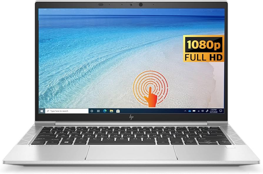 Refurbished HP EliteBook 830 G7 Intel Core i7 16GB 512GB SSD 10th Gen 13.3 Inch FHD TOUCHSCREEN Quad Core Windows 11 Pro Professional, Slim Ultrabook Laptop, Office 2021
