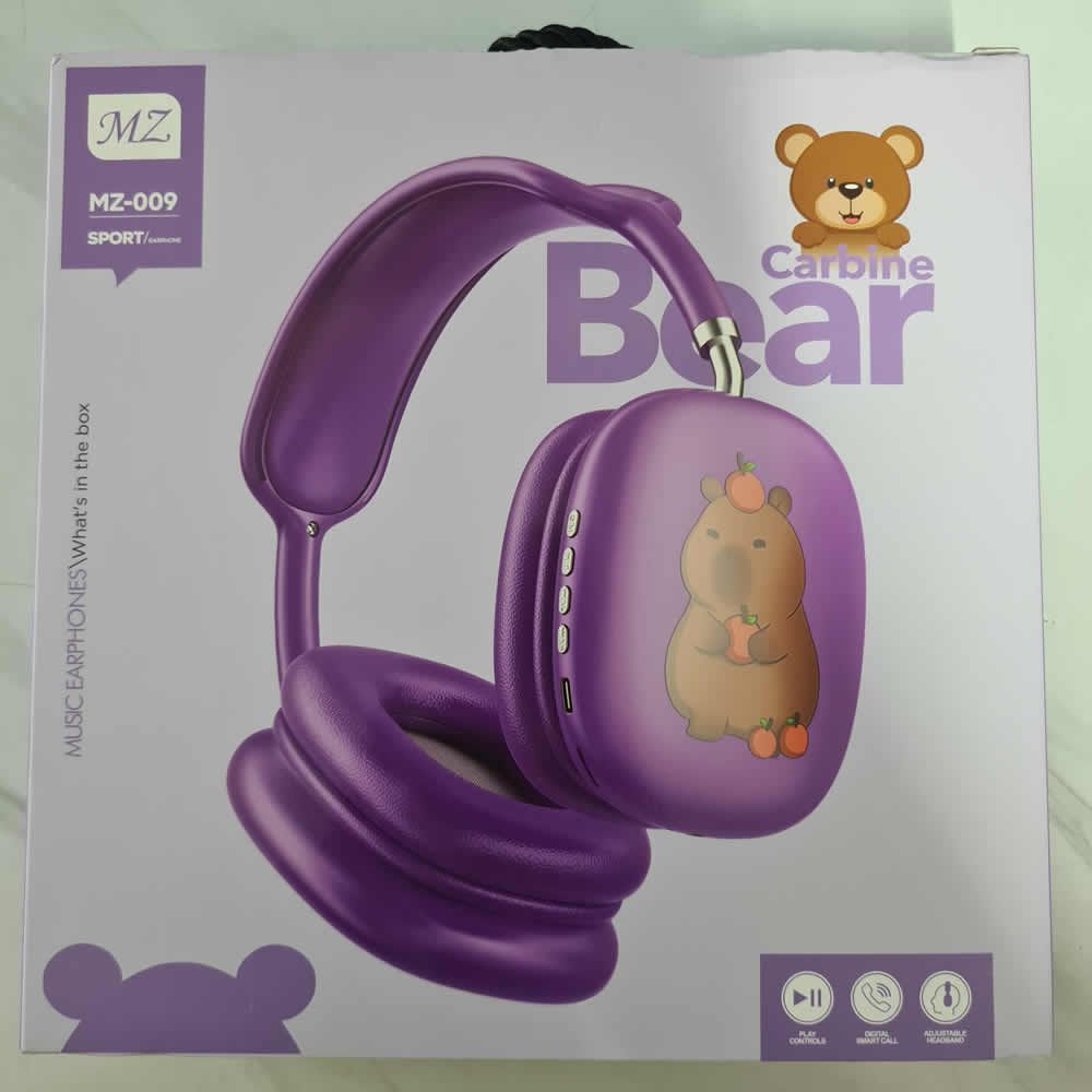Kids Wireless Stereo Bluetooth Headphones HD Bass Stereo Headset Music Earphones MZ-009