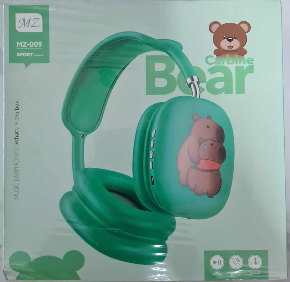 Kids Wireless Stereo Bluetooth Headphones HD Bass Stereo Headset Music Earphones MZ-009